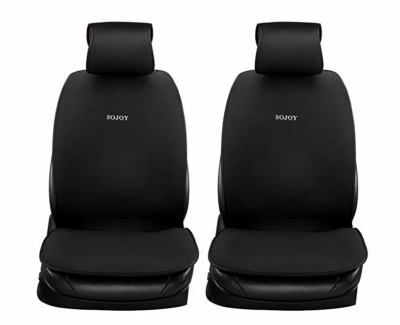 

SOJOY CAR SEAT CUSHION 2 FRONT SEATS ANTI SLIP CUSHION FOR CAR BREATHABLE MATERIAL FOUR SEASON CUSHIONS