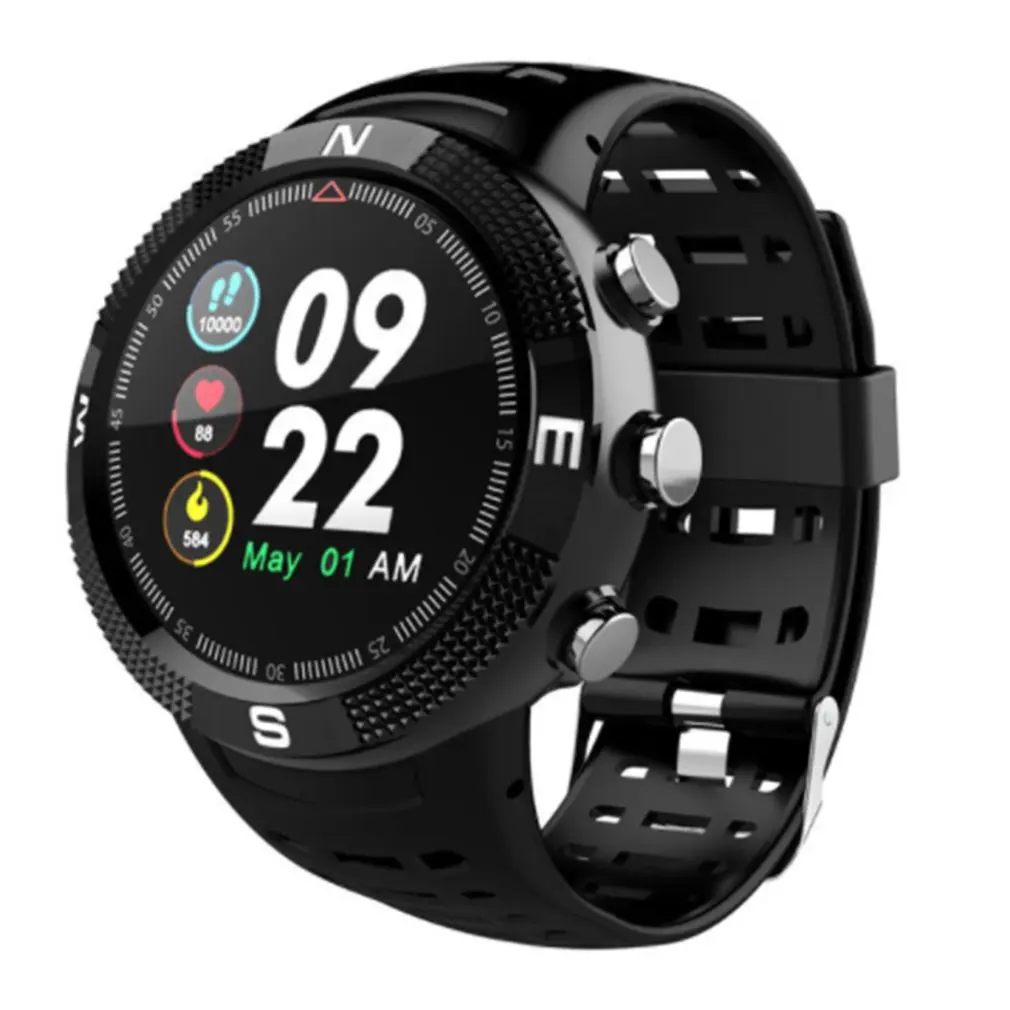 2019 New F18 Smart Watch Color Screen Big Battery Hear Rate Monitor Women Sport Smartwatch Waterproof GPS smart watch men