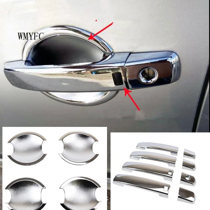 

FIT FOR NISSAN QASHQAI DUALIS 2007 2008 2009 2010 2011 2012 2013 SMART DOOR HANDLE + DOOR BOWL COVER CUP TRIM KEY ACCESSORIES