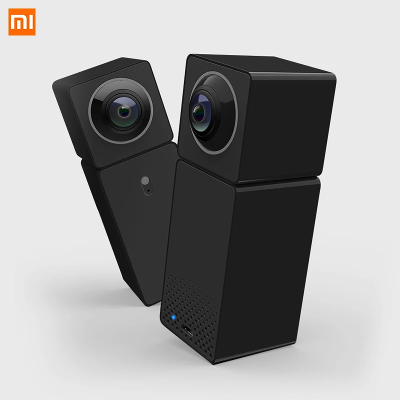  Xiaomi HUALAI Xiaofang 360 IP Камера 1080 P Двойной объектив дома монитор безопасности Wi-Fi Камера Mijia приложение Smart Управление CCTV Черный цвет. 