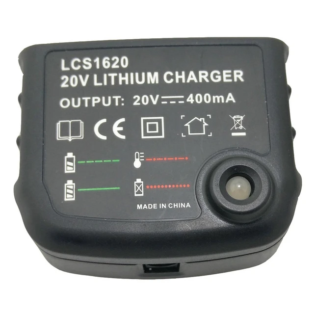LCS1620 Li-ion for BLACK & DECKER Rechargable Battery Charger 20V for  LBXR20 LB20 LBX20 LBX4020 LB2X4020 - AliExpress