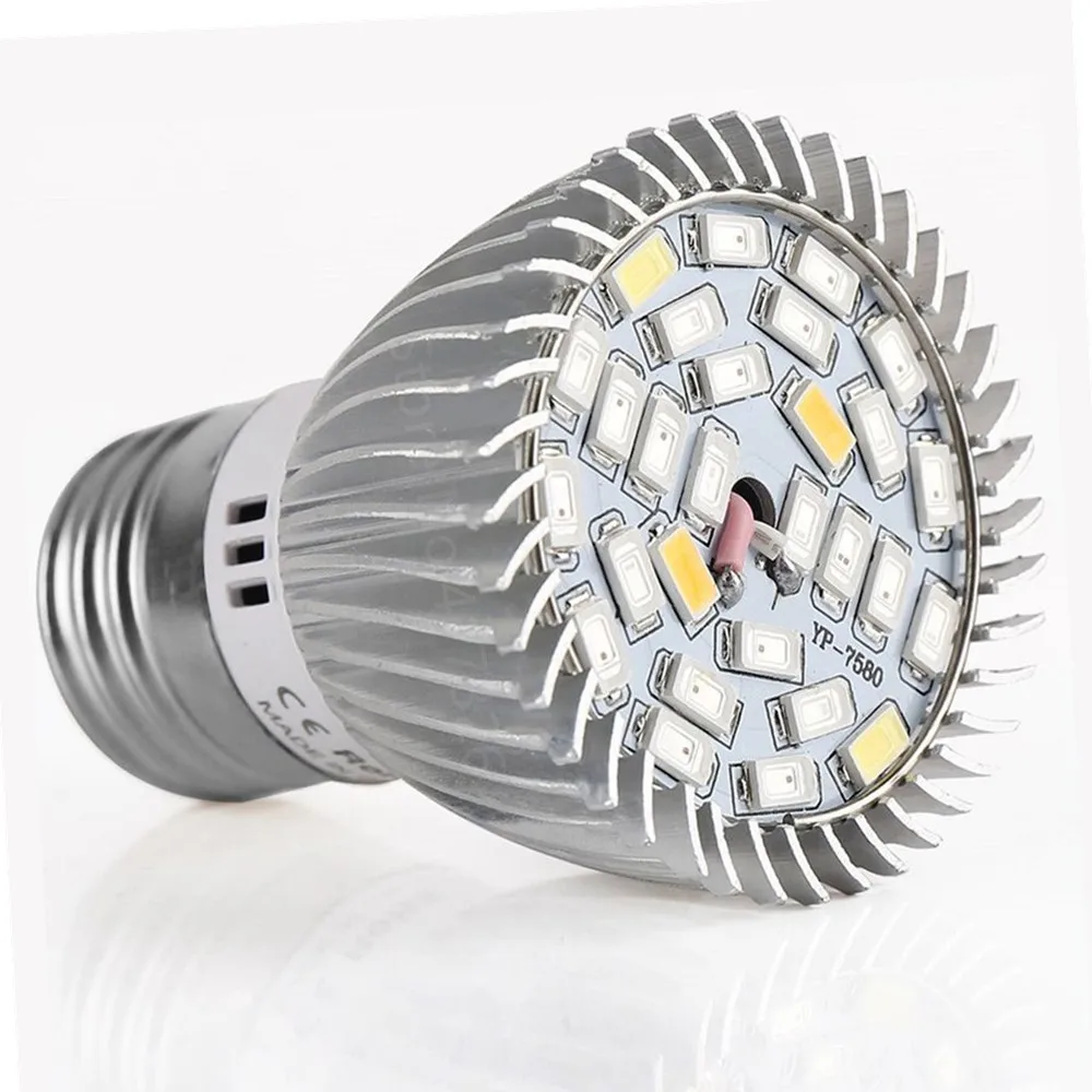 Levou Crescer Luzes flor hidroponia indoor Led Color : Red+blue+ir+uv+white+warm