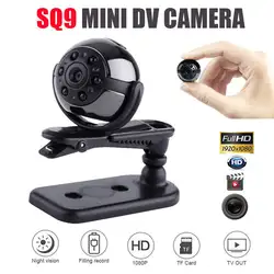 32 г карты + SQ9 Full HD 1080 P Mini DV Спорт ИК Ночное видение видеорегистратор Камера