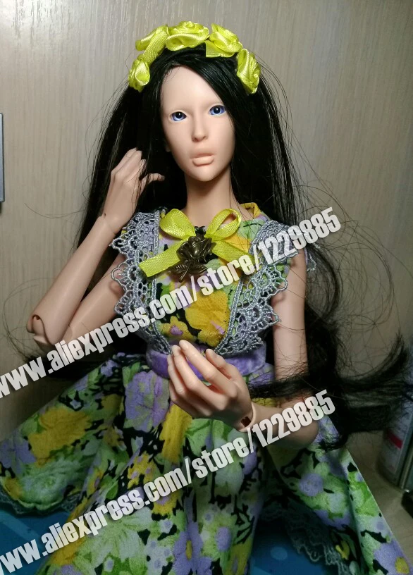 HeHeBJD Мода девушка куклы 41 см тело бесплатные глаза фигурки низкая цена