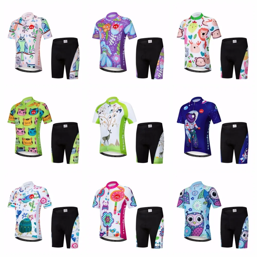 2021 Cycling Jersey kids Bike jersey Shorts set pro Children MTB