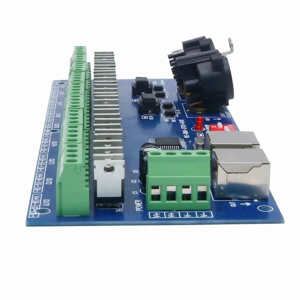 WIXURE 27 канал DMX512 РЛ декодер RJ45 27CH 3A/CH 81A диммер СВЕТОДИОДНЫЙ Драйвер контроллер для