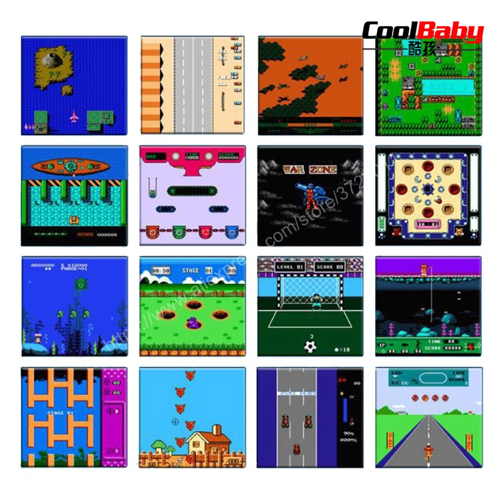 CoolBaby Портативный ретро портативные игровые консоли 8 битный игровой автомат Мини