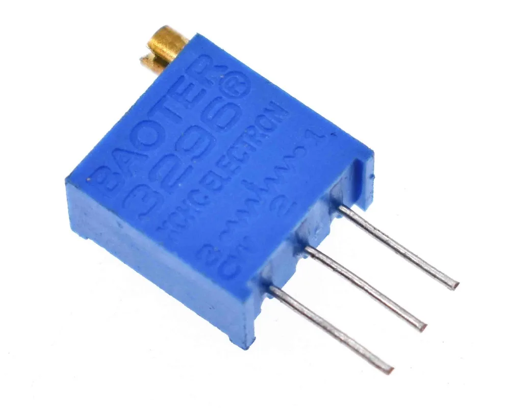

10pcs 3296W series resistanceohm Trimpot Trimmer Potentiometer 1K 2K 5K 10K 20K 50K 100K 200K 500K 1M 100R 200R 500R 3296W 103