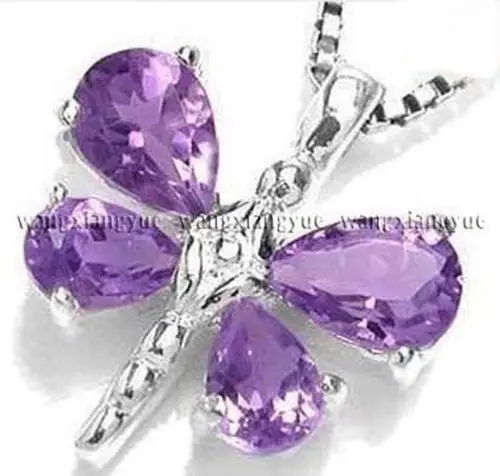 

jewelry amethyst dragonfly pendant necklace 17