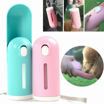 

Portable Pet Dog Water Bottle Travel Dog Water Bowl Cat Feeding Drinking Cup Outdoor Dog Water Dispenser 300 ML Pet Products