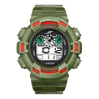 

Mens Sports Watch LED DigitalDate Alarm Rubber Sports Army Watch Wristwatch reloj digital hombre relogio 2018