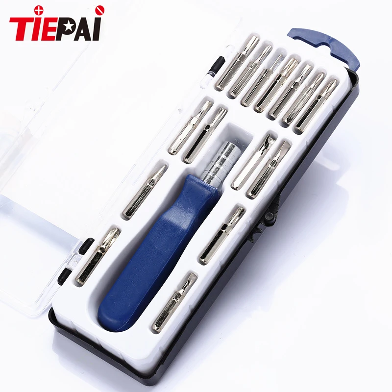 Tiepai 16 in1 точность Многоцелевой Магнитный Отвёртки комплект с torx hex Крест плоские у