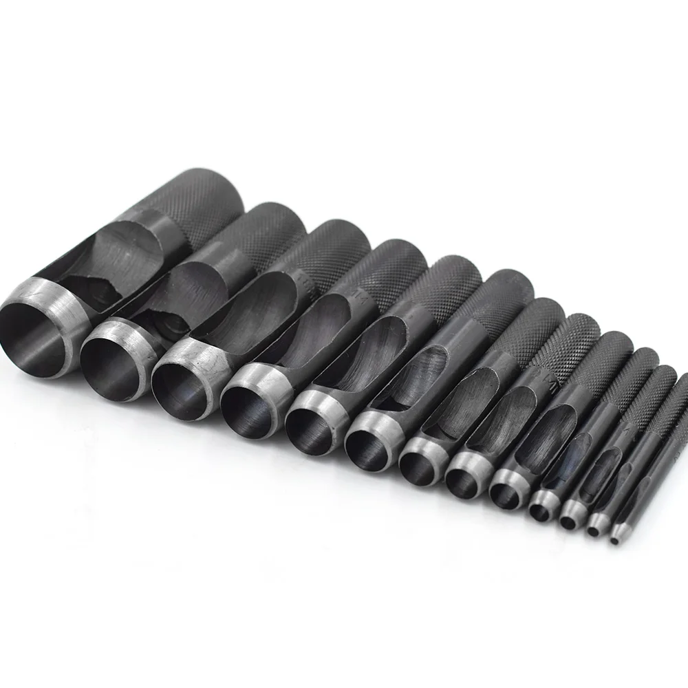 3/4/5/6/7/8/9/10/11/12/14/17/18/20/22/24 MM Belt Holes Metal Punch Tool Punching Mold Eyelets Rivet Buttons Cutting Die eyelet punch tool set grommet eyelet kit grommet punch tool grommet tool kit grommet tool eyelet grommet dies metal eyelet buttons metal rivet stud