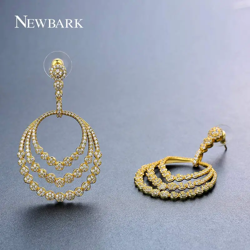 Newbark 3 Круг Сердце Форма Дизайн Серьги BOHO БИСЕРОМ Модные Этнические украшения