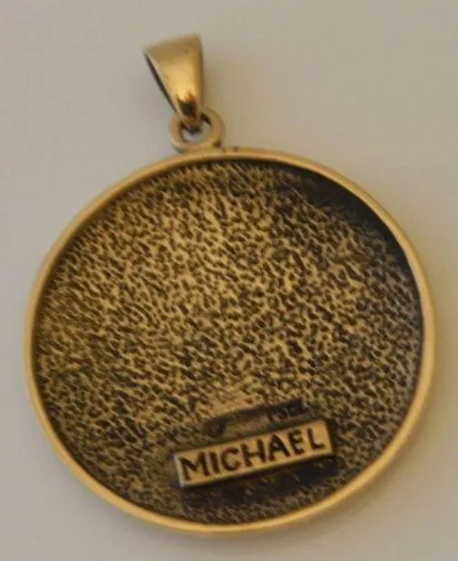 Archangel MICHAEL Talisman в серебристой или золотой бронзовой тон сигил Михайловского