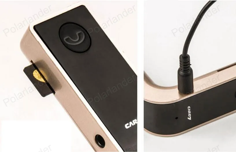 Смартфон BluetoothMP3 плеер Handsfree Car Kit Dual USB Зарядное устройство fm-передатчик громкой связи с микро-SD/TF Card Reader устройство чтения карт