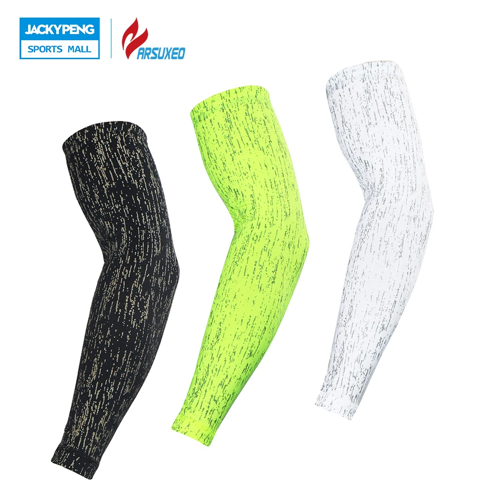 

ARSUXEO Cycling Arm Sleeve Armwarmer MTB Bike Bicycle Arm Sleeves Men Cycling Arm Warmers Bicycle Manguitos Ciclismo Brazo