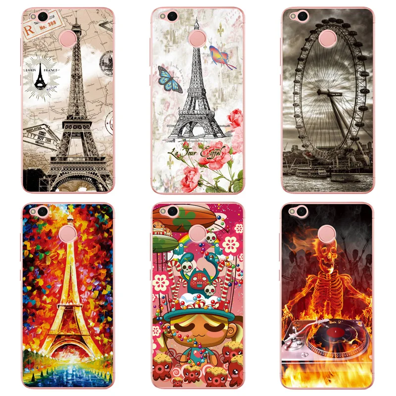 

Case For Xiaomi Redmi 4X Cover Design Pattern Silicon Soft TPU For Xaomi Redmi 4x Case Protective Back Cover Phone Fundas capa