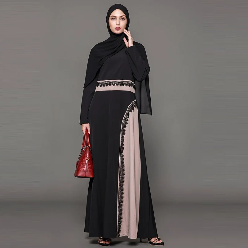 women's clothing muslim dresses  muslim gown loose dresses S-4XL plus size women's dresses muslim clothing arab robe 5249