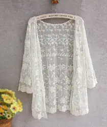 Кружева Ropa Баян giyim bluz летняя куртка Sobretudo Feminino атласные белые camicetta Donna Boho Для женщин блузка рубашка Дамы топы