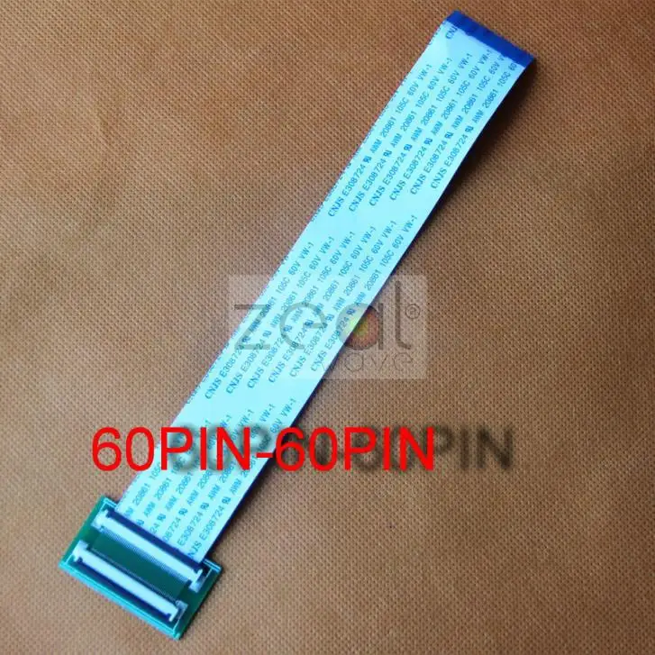 

2pcs/Lot 60Pin to 60pin ZIF 0.5mm Connector Adapter with Extension Flex Cable FFC Extend For TTL LCD DVD Computer Printer