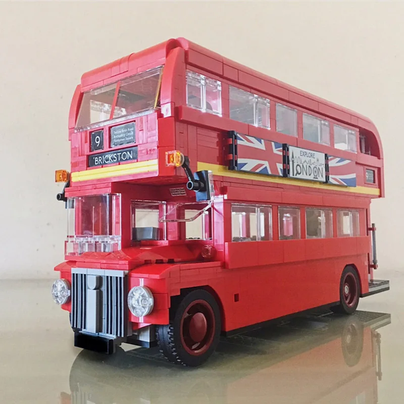 

Lepin 21045 1711PCS Technic Series The London Bus Sets Compatible 10258 Model Building Blocks Bricks Children Educational Toys