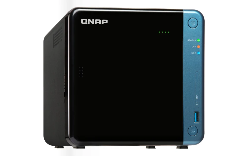

QNAP TS-453BE, HDD, SSD, Serial ATA, Serial ATA II, Serial ATA III, 2.5,3.5", 0, 1, 5, 6, 10, JBOD, 1.50 GHz, Intel® C