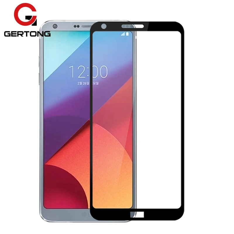 

GerTong Tempered Glass For LG G6 Full Cover Screen Protector For K10 2017 K8 2016 Premium Protective Toughened Cover Glass Film