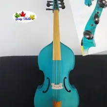 Барокко Стиль синяя песня брена Маэстро 6 струн 2" голова лошади viola da gamba
