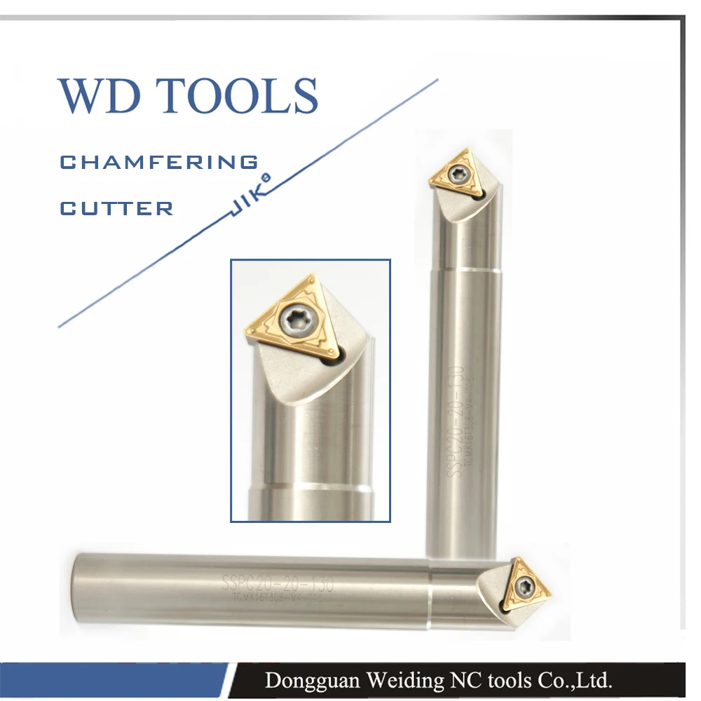 free shipping SSP 20 20 130 45 Degree Insertable Face Chamfer Mill for