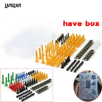 

Universal Motorcycle Fairing Body Bolts Spire Screw Nuts For Suzuki GSF 600 650 1200 1250 Bandit GSR 600 750 2000 - 2014 2015