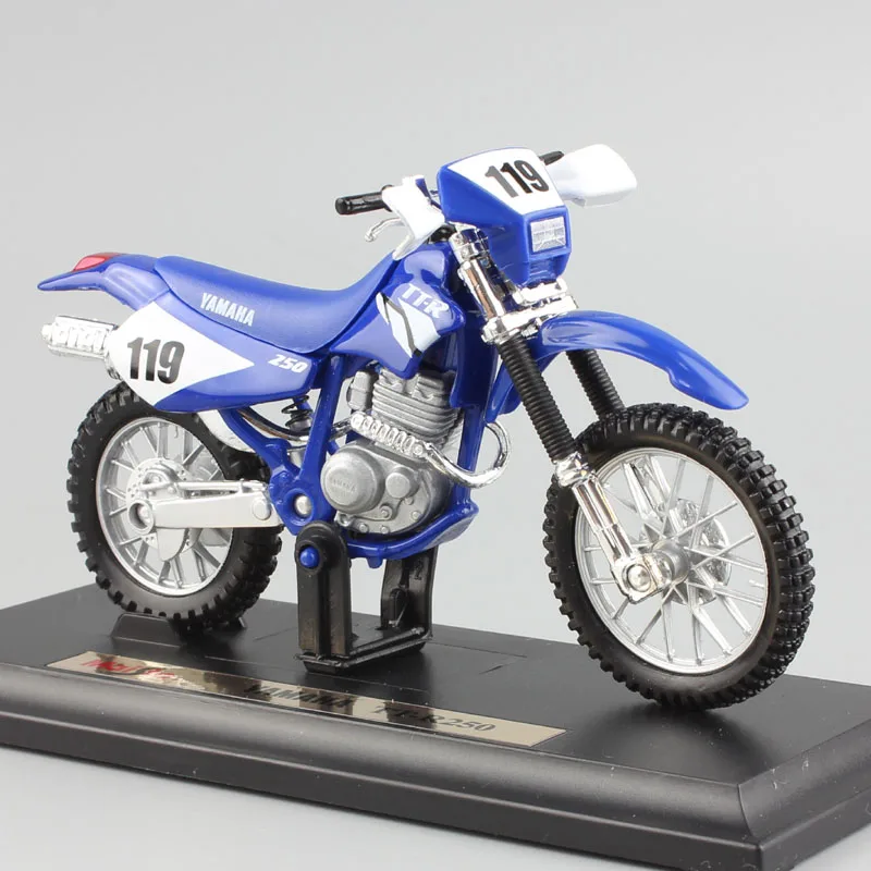 Детский мотоциклетный мотоцикл YAMAHA TT R250 TTR250 1:18 внедорожный велосипед литые под