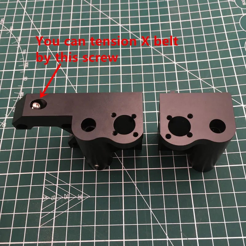 Prusa i3/Anet A8 обновленные детали для оси X алюминиевые металлические натяжитель