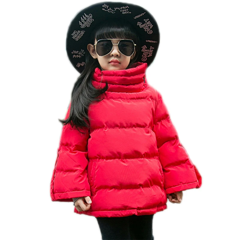 

kids coats girls winter 2016 winter medium long solid winter jacket girls child thicken warm winter kids down jacket for girls