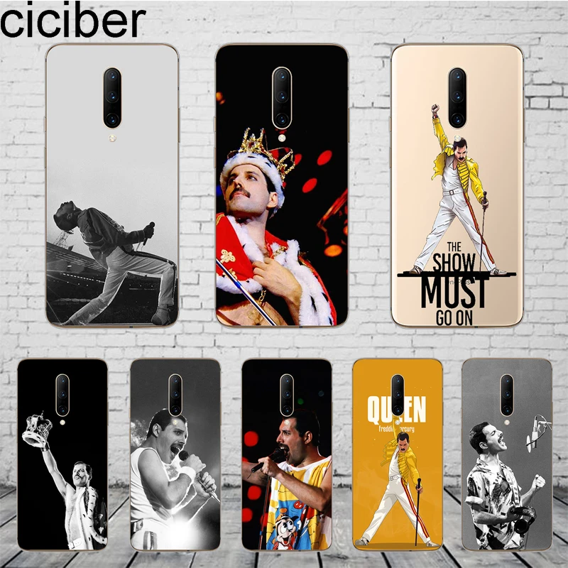 

ciciber Phone Case for Oneplus 7 Pro 1+7 Pro Soft Silicone TPU Freddie Mercury Cover for Xiaomi 9 Coque for Redmi Note 7 Pro