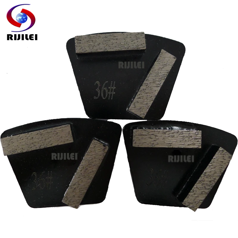 RIJILI 12PCS/Set Trapezoid Redi-lock Grinding Disc Concrete Floor Diamond Grinding Plate marble Diamond grinding shoes P40B RIJILI 12PCS/Set Trapezoid Redi-lock Grinding Disc Concrete Floor Diamond Grinding Plate marble Diamond grinding shoes P40B