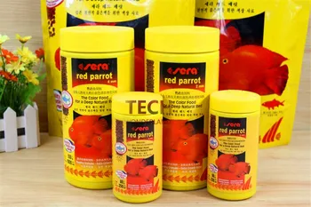 

250ml/1000ml/1kg Red Parrot fish Food Granules 2mm/4mm Floating On Water 100% Original Sera Germany Fish Feed For Aquarium Fish