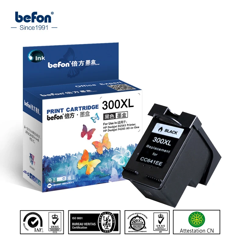 Чернильный картридж для HP 300 XL HP300 Deskjet D1660 D2560 D2660 D5560 F2420 F2480|replacement cartridge|cartridge for hpink