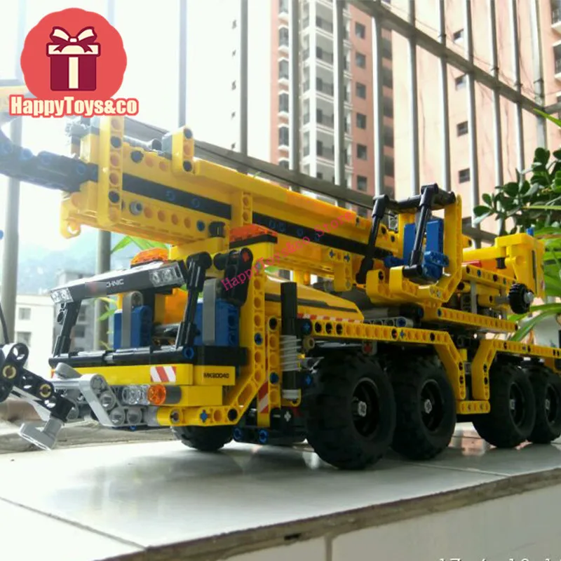 

Legoing Technic Series 8053 1392Pcs Mobile crane toys For Children Gift 20040 Building Blocks Set Compatible Education Boy toy