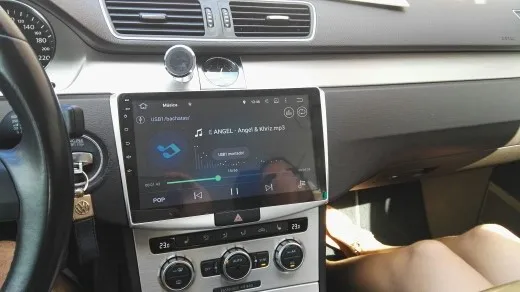 COIKA Android 9,0 Автомобильная Мультимедийная стерео система для Volkswagen Passat B6 B7 CC gps Navi Радио BT DSP 4+ 64G ips экран 6 ядерный процессор