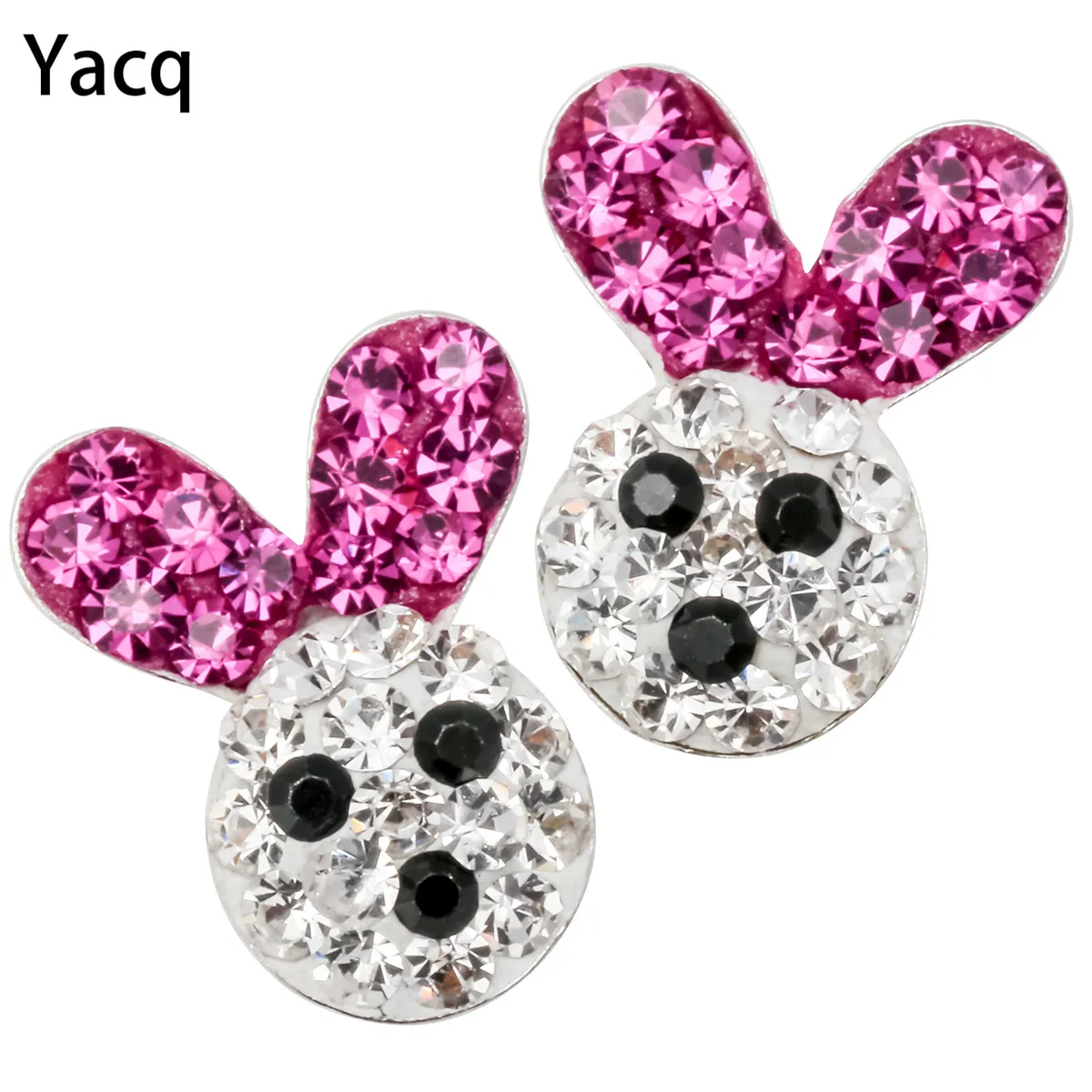 925 Sterling silver Bunny stud earrings animal costume charm fashion