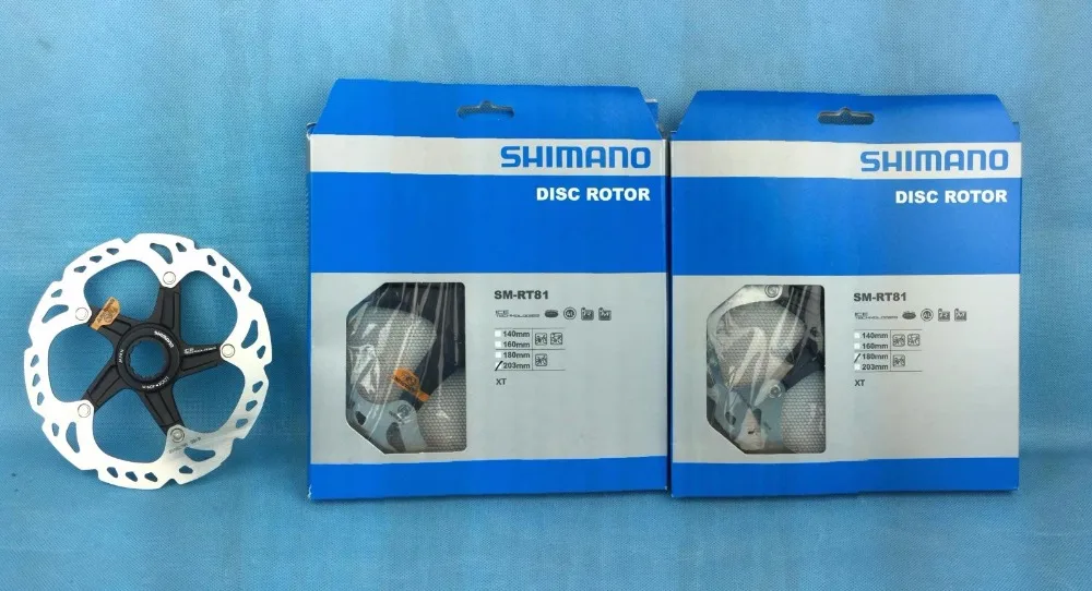 SHIMANO deore XT SM-RT81 дисковый тормоз ротора велосипедный дисковый тормоз ротора 160 мм 180 мм 203 мм RT81 CenterLock горы mtb велосипед дисковые тормоза