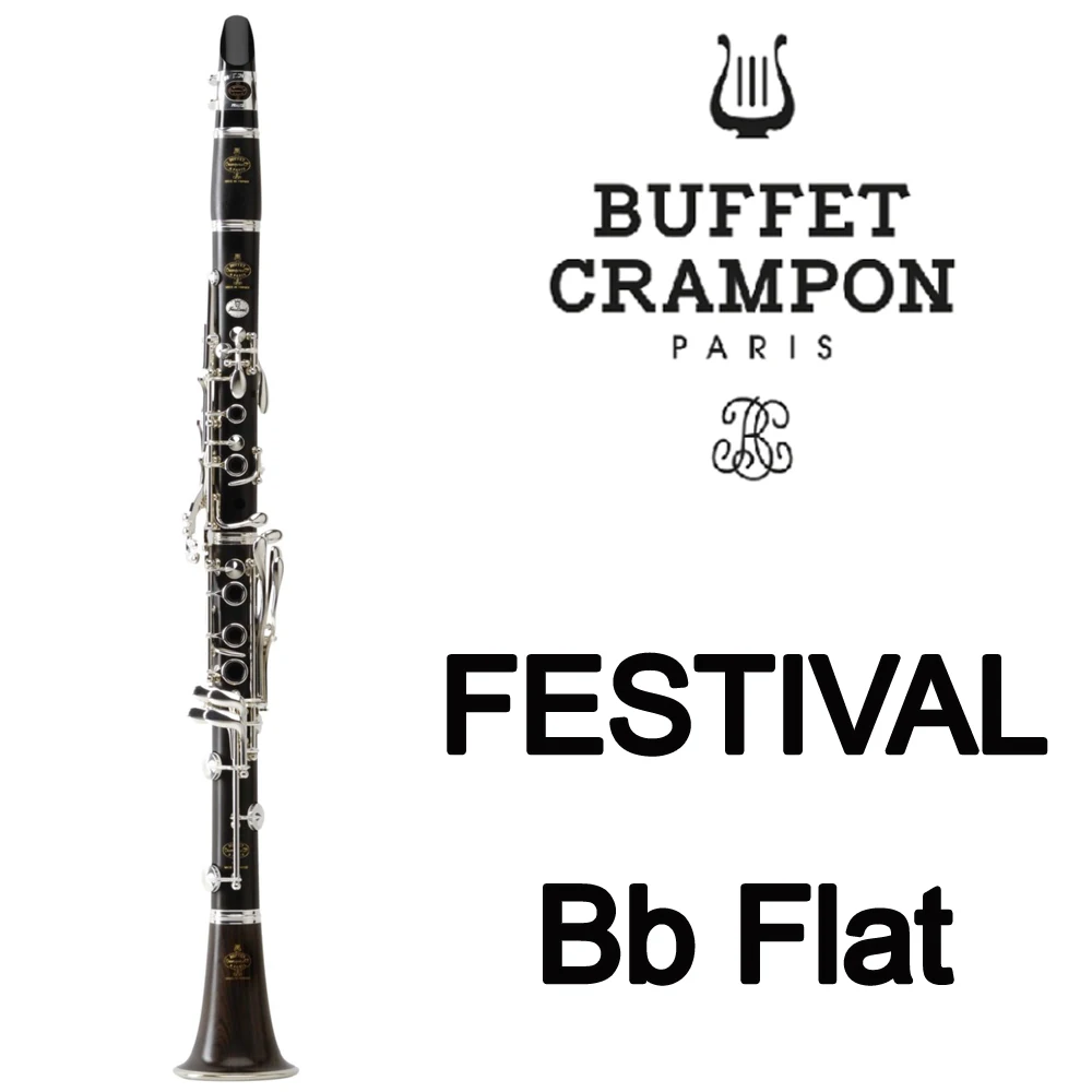 Professional Wood Clarinet FESTIVAL Sandalwood Ebony Professional Clarinet Bb Student Model Bakelite