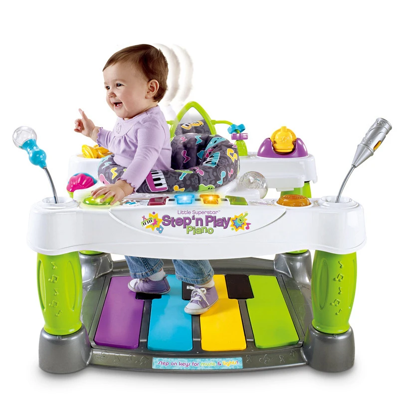Station D Activites Pour Bebe Thunder Little Superstar Step Piano Marchette Pour Bebe Saut Espace Pour Jouer Aliexpress