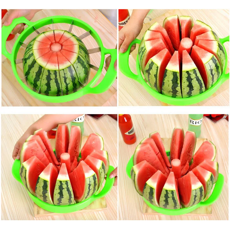 Большой размер 26 см арбузный резак разделитель Дыня слайсер Cantaloupe нож для резки