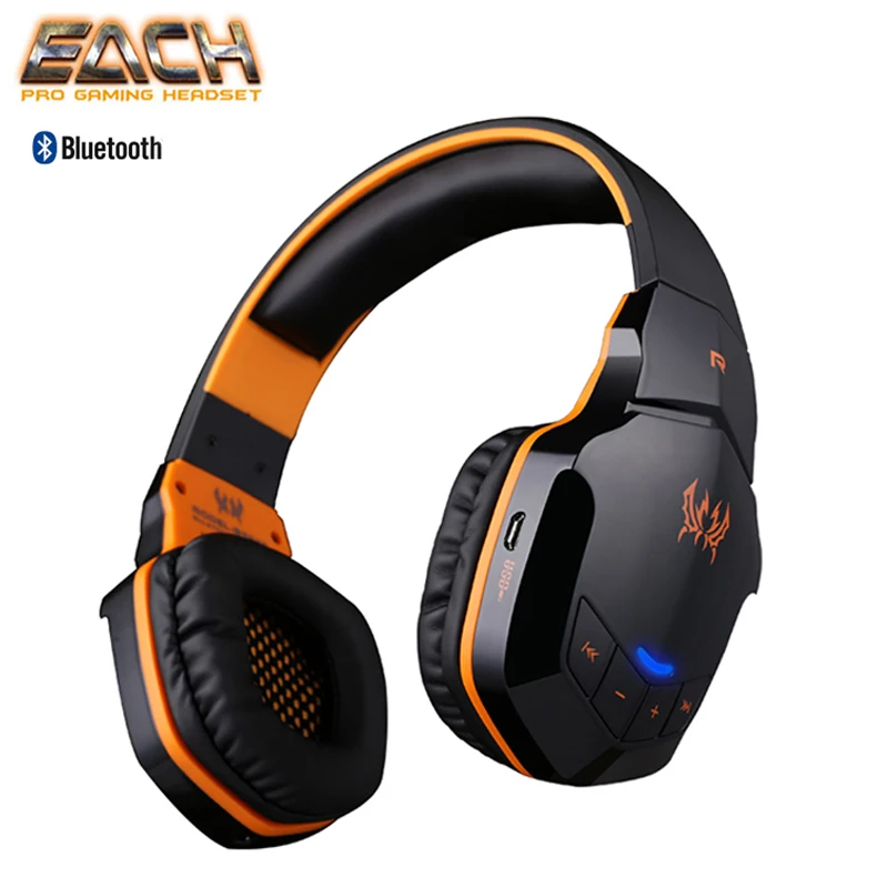 

KOTION EACH Earphones Gaming Headset Wireless Headphones Bluetooth 4.1 Stereo Headsets Music Volume Control Earphone With Mic