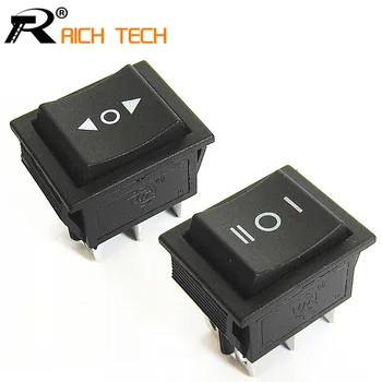 

20Pcs 2 Way Self reset toggle switch 3files cooper 6 feet power rocker switch panel 16A 250V