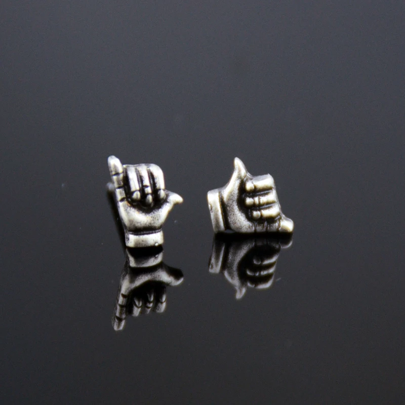 1Pair Tiny Dainty Finger Stud Earring Minimalist Funny EarringsStud