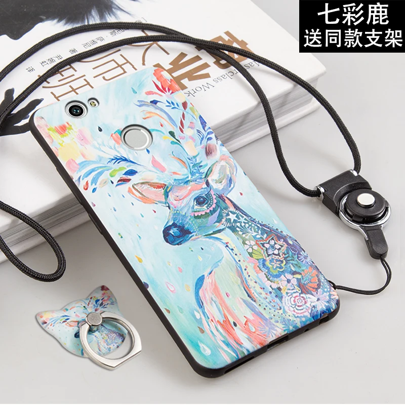 SHELI для huawei Nova русалки забавный кот в полоску Рождественский олень силиконовый