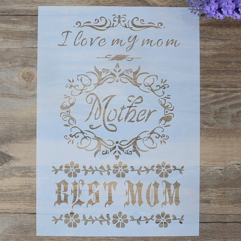 

DIY Craft Layering Stencils For Walls Painting Scrapbooking Stamping Stamp Album Decorative Embossing Paper Card Mother Template